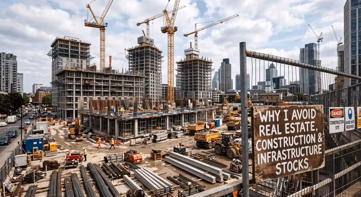 Why I avoid housing development, real estate, construction, and infrastructure stocks?
