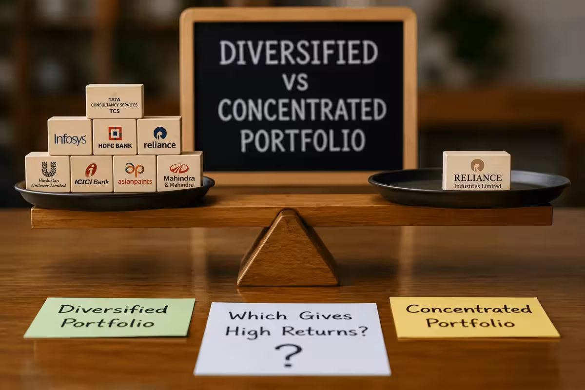 Which gives better returns: diversified or concentrated portfolio?